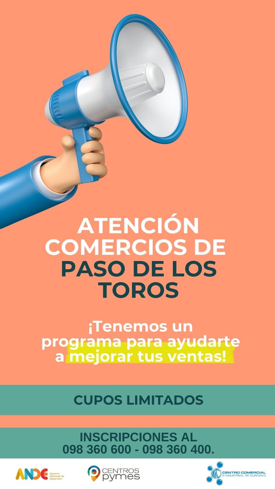 Centro Pyme de Paso de los Toros dispone de apoyos al comercio minorista 