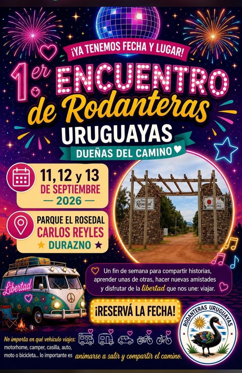 Carlos Reyles será sede del 1.er Encuentro de Rodanteras Uruguayas