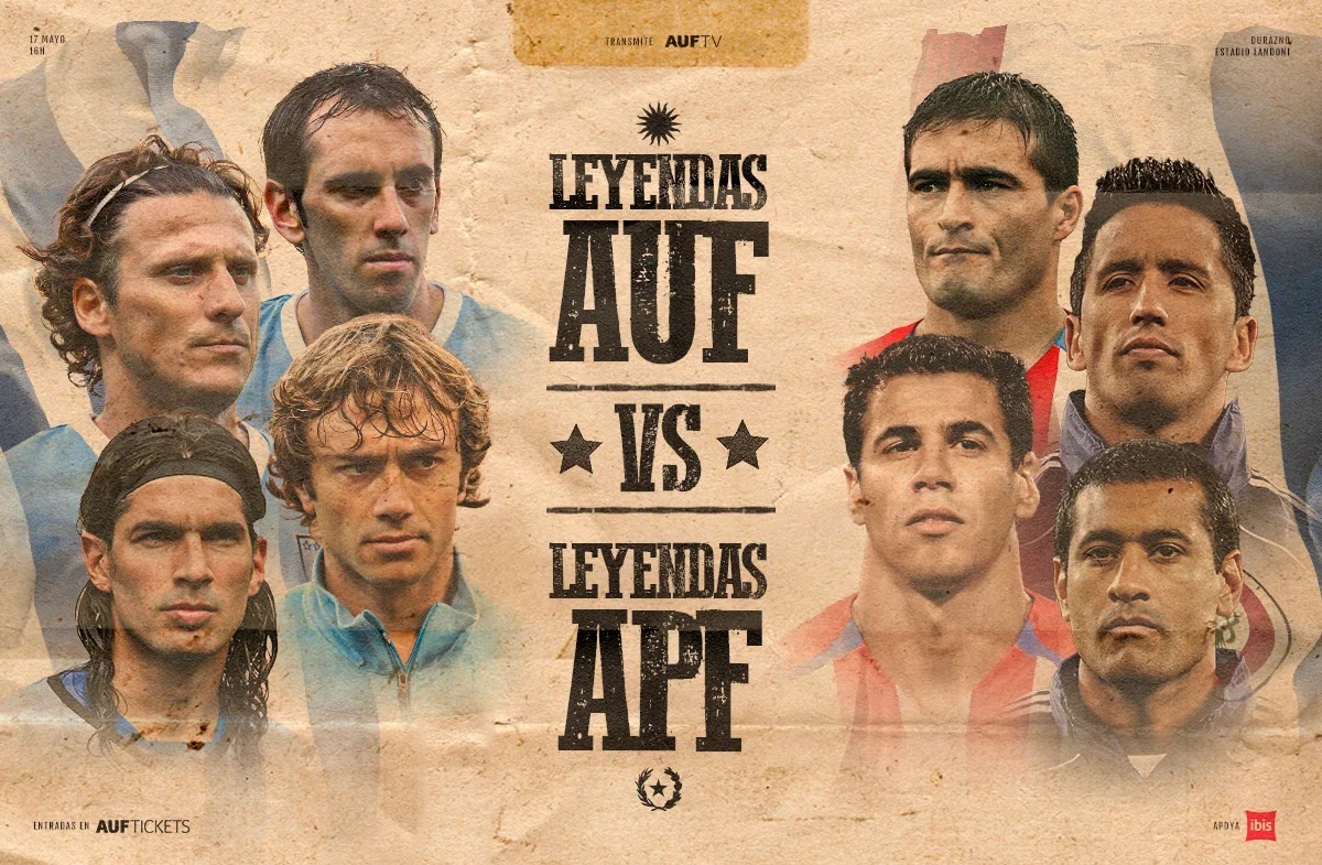Partido de Leyendas: jugadores confirmados y venta las entradas en AUFtickets